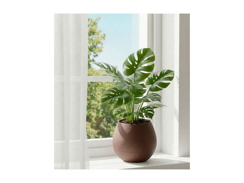 Simiu KAPKA - Flower Pot Shelter With Self-Watering System - Mocha - Ø:11.5