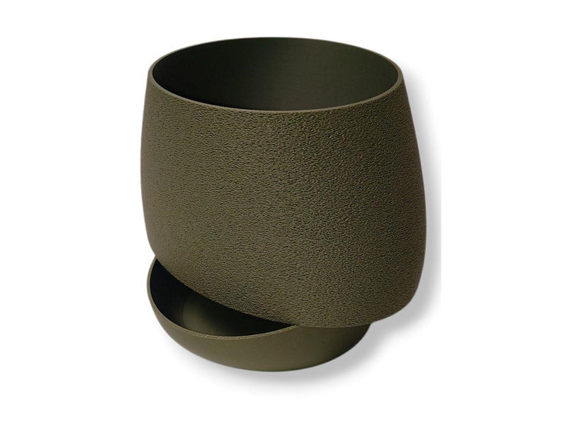Simiu KAPKA - Flower Pot Shelter With Self-Watering System - Olive - Ø:11.5