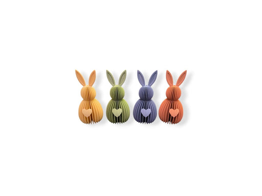 Simiu LUNARI - Easter bunnies in mixed colors - 4pcs - 10 cm