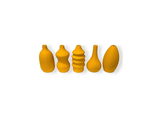 Simiu MINI VASES - Magnetic - 6 cm - 5 pcs - Mustard Yellow