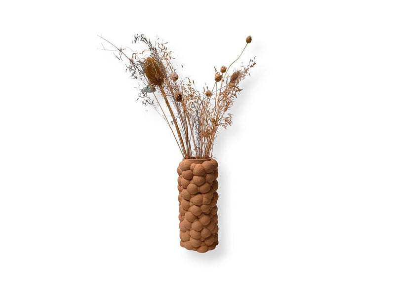 Simiu PUFFRA - Vase - 20cm - Beige
