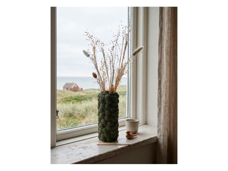 Simiu PUFFRA - Vase - 20cm - Olive