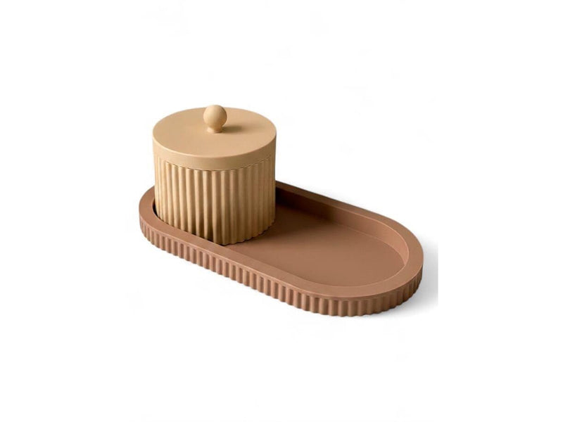 Simiu ROYAL TRAY - Beige/Mocha - 21cm