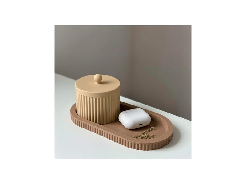 Simiu ROYAL TRAY - Beige/Mocha - 21cm