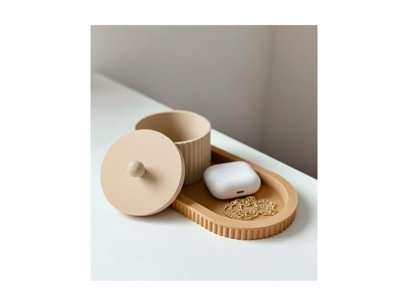 Simiu ROYAL TRAY - Ivory/Beige - 21cm