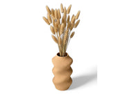 Simiu SCRUNCHED - Vase - 21cm - Beige