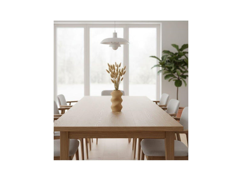 Simiu SCRUNCHED - Vase - 21cm - Beige