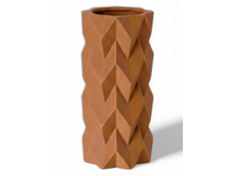 Simiu TESSURA - Vase - 17cm - Caramel