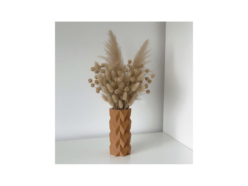 Simiu TESSURA - Vase - 17cm - Caramel