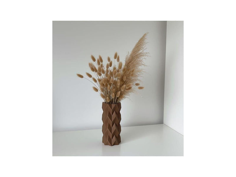 Simiu TESSURA - Vase - 17cm - Mocha