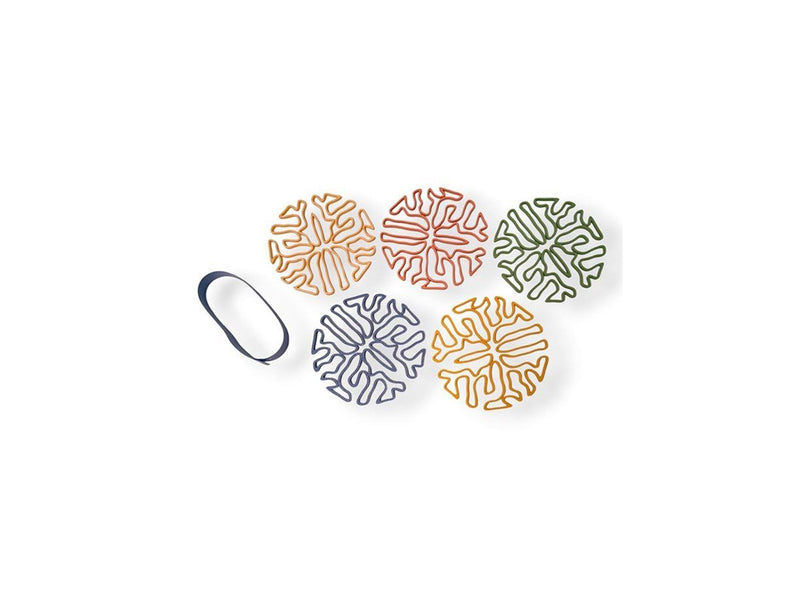 Simiu WALNUT - Coasters - Mix - 5 pcs - Ø: 10cm