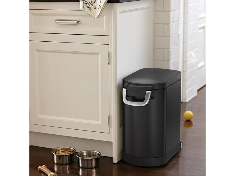 Simplehuman 25L medium pet food bin, black