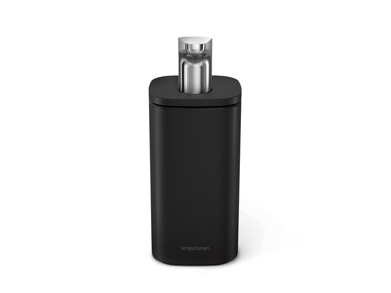 Simplehuman 295 ml Seifenspender, schwarzer Stahl