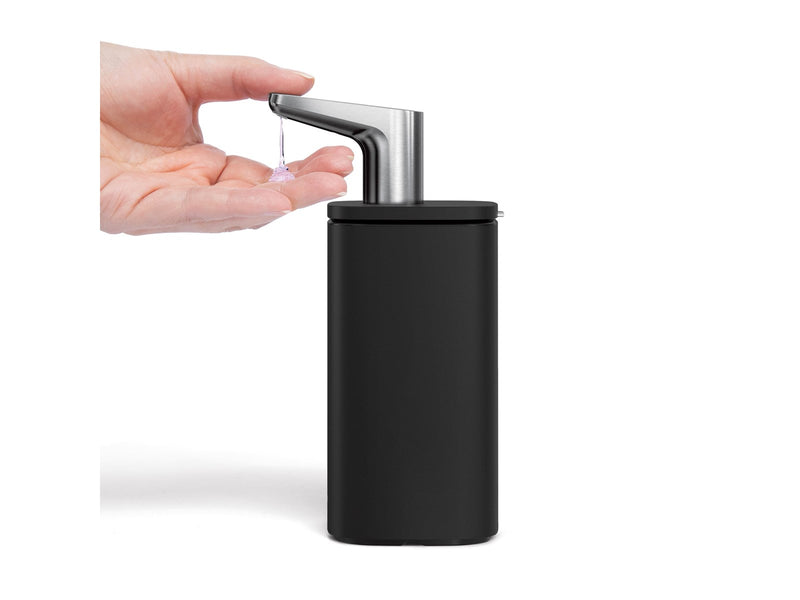 Simplehuman 295 ml Seifenspender, schwarzer Stahl