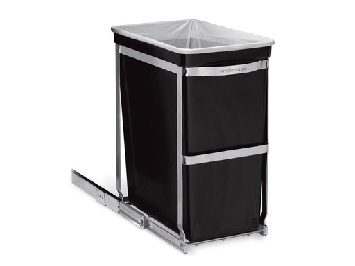 Simplehuman 30L-Ausziehbehälter, robuster Stahlrahmen