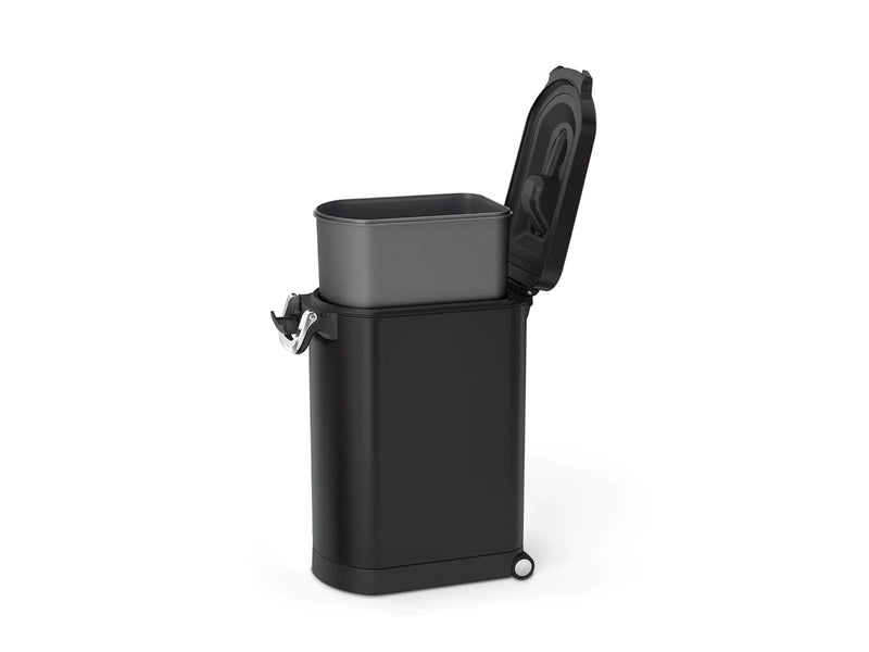 Simplehuman 30L mittlerer Futterbehälter für Haustiere, schwarz