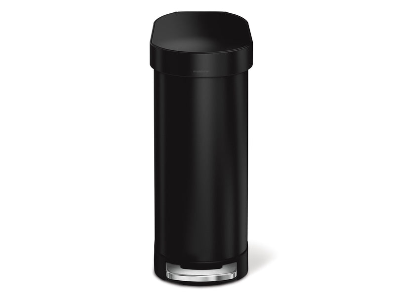 Simplehuman 45L schlanker Pedalbehälter, schwarz
