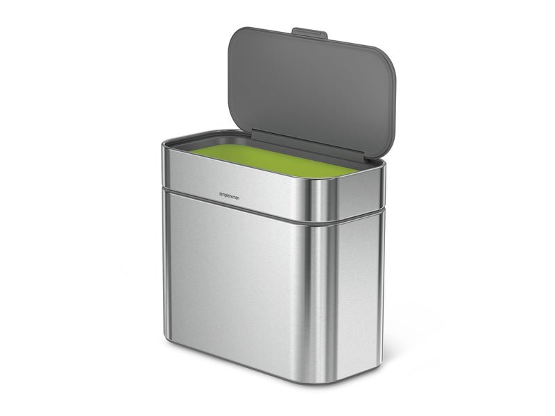 Simplehuman 4L Kompostbehälter, gebürsteter Edelstahl