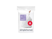 Simplehuman Code A maßgeschneiderte Müllbeutel, Packung mit 30, weiß