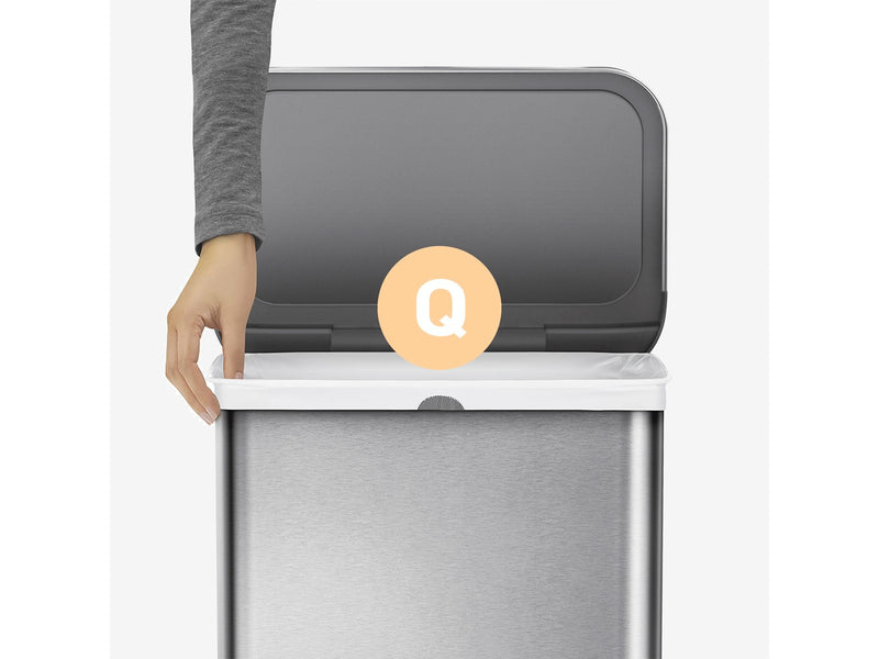 Simplehuman Code Q maßgeschneiderte Müllbeutel, Packung mit 20, weiß