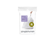 Simplehuman Code R maßgeschneiderte Müllbeutel, Packung mit 20, weiß