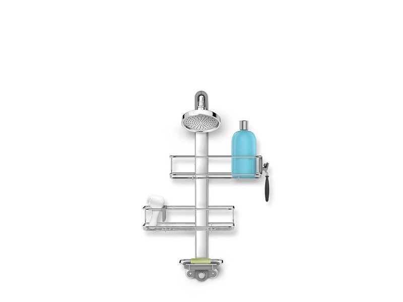 Simplehuman Medium Adjustable Shower Caddy - Matte Steel
