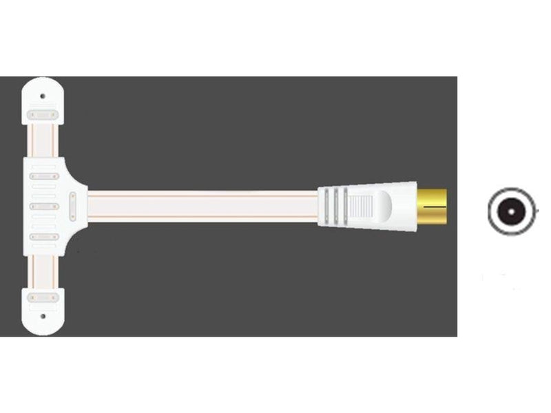 Sinox FM Antenna for Radio - 1.8m - White