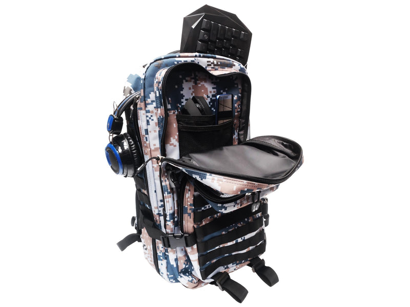 Sinox Gaming Backpack - 26 liters - Blue camo