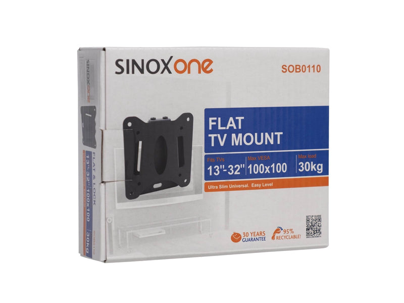 Sinox One TV Wall Mount - 13"-22" - Black