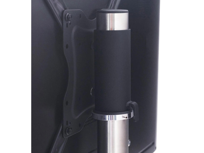 Sinox StandView TV Floor Mount angled with rotatable top - 26"-65" - Alu finish - Max 25 kg - recommended for 65"