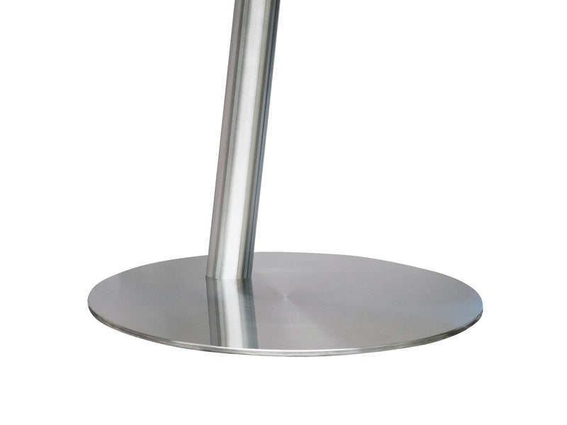 Sinox StandView TV Floor Mount angled with rotatable top - 26"-65" - Alu finish - Max 25 kg - recommended for 65"