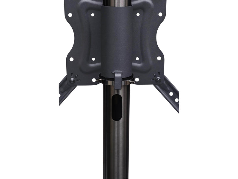 Sinox StandView TV Floor Mount with wheels and rotatable top - 26"-65" - Matte black - Max 25 kg - recommended for 65"