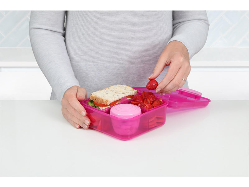 Sistema 1.25L Bento Cube Lunch Pink