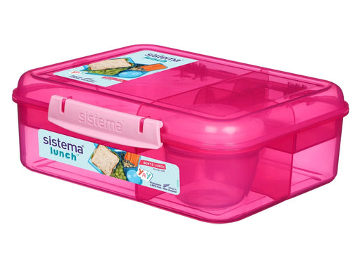 Sistema 1.65L Bento Lunch Pink