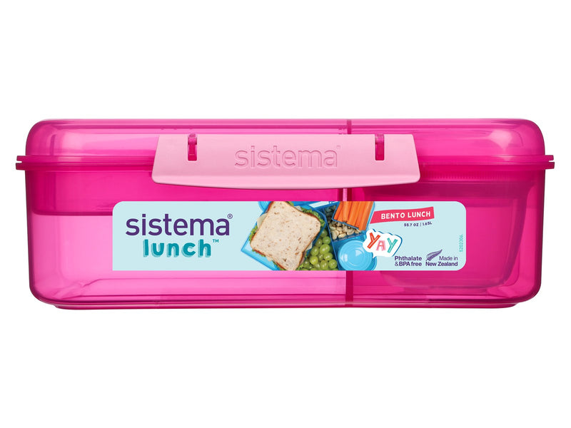 Sistema 1.65L Bento Lunch Pink