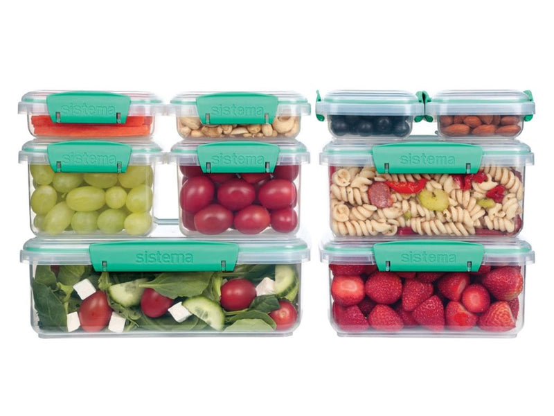 Sistema 18 Piece PackTeal