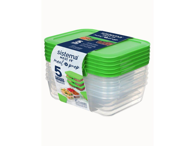 Sistema Meal Prep 5 Pack - 870 ml