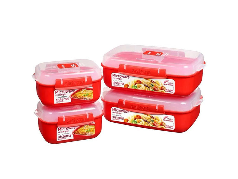 Sistema Microwave Heat and Eat 4 pack