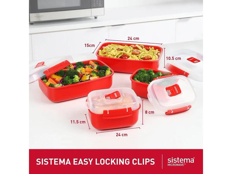 Sistema Microwave Heat and Eat 4 pack