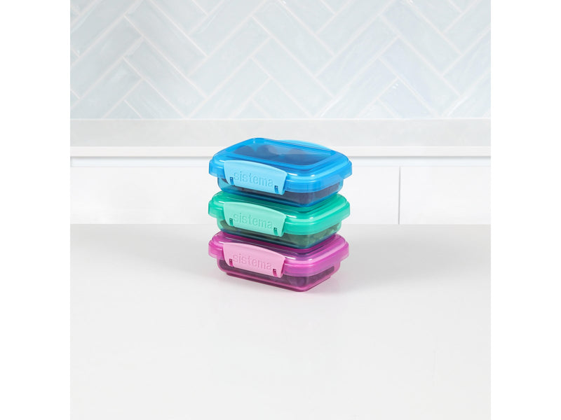 Sistema Pack 200ml x 3 Lunch Coloured