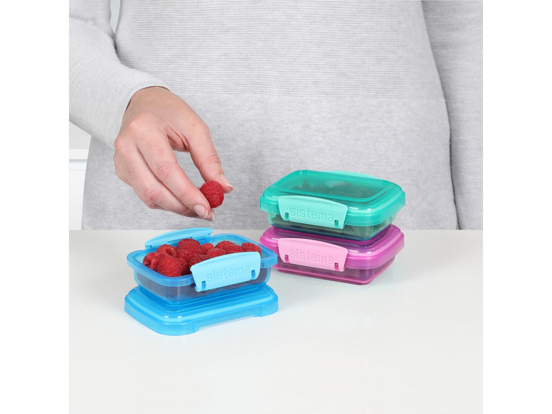 Sistema Pack 200ml x 3 Lunch Coloured