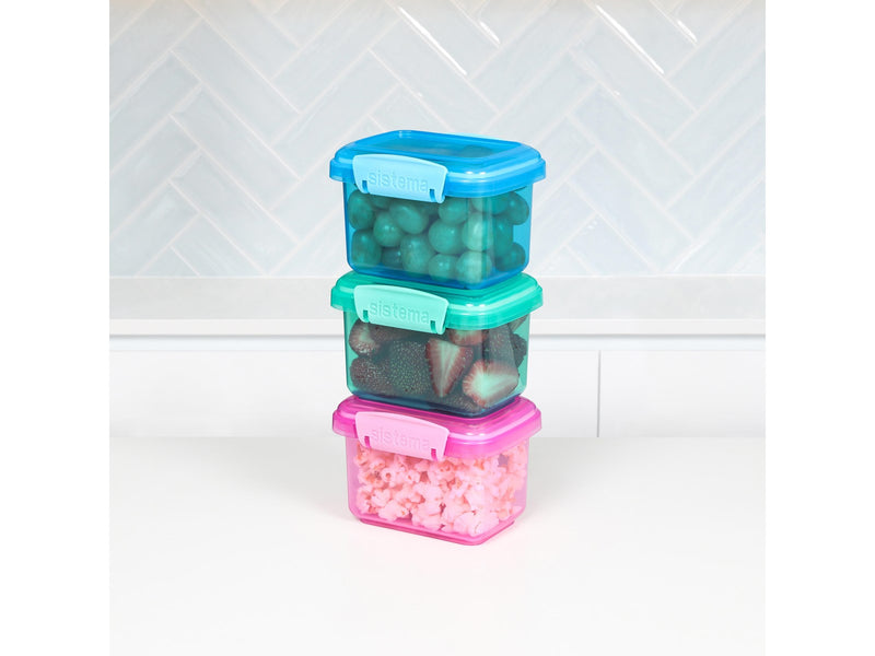 Sistema Pack 400ml x 3 Lunch Coloured