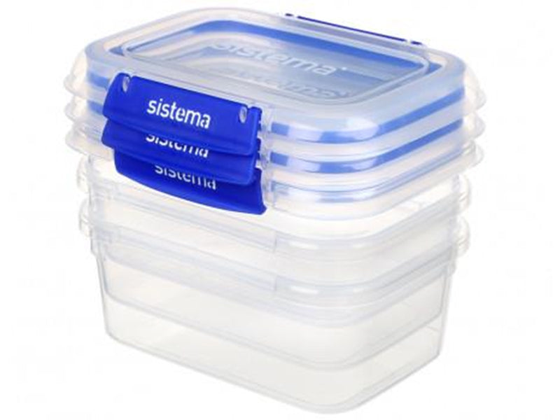 Sistema Rectangle Klip It Plus 3 Pack 1L