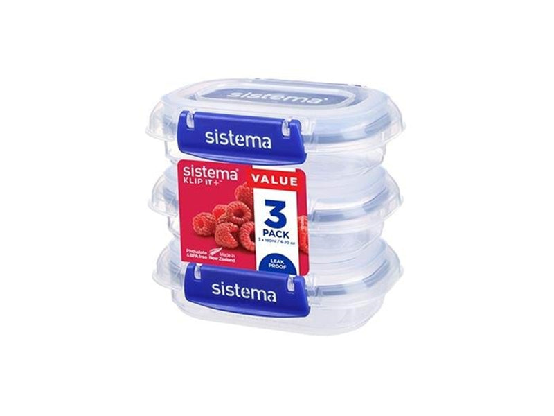 Sistema Rectangle Klip It Plus 3Pack 180ml