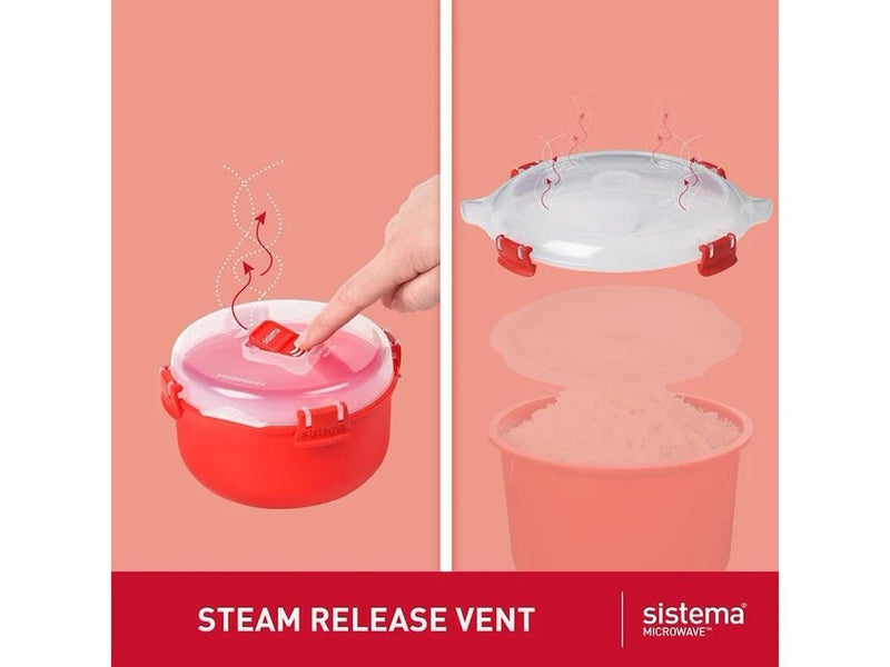 Sistema Rice Cooker and Round Combo Pack