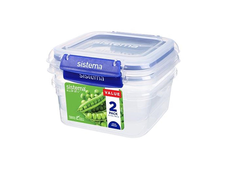 Sistema Square Klip It Plus 2Pack 1.15L