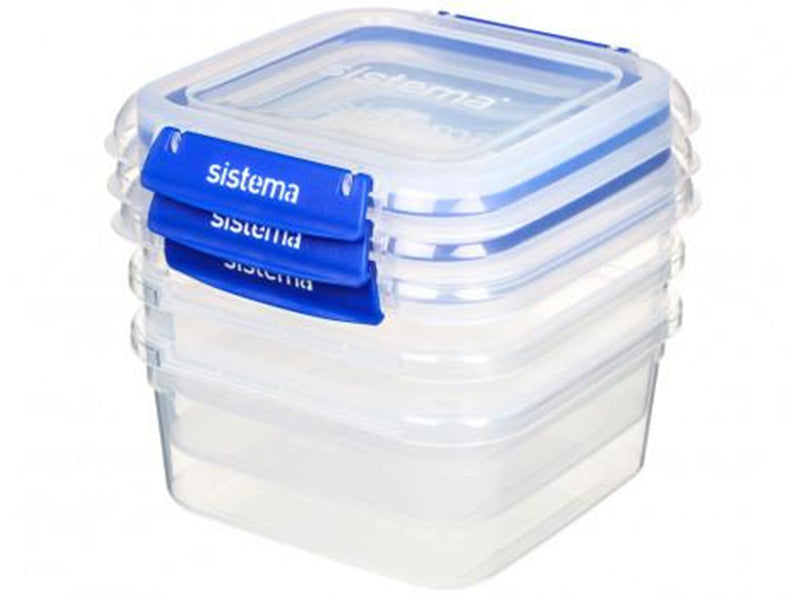 Sistema Square Klip It Plus 3 Pack 1.15 L