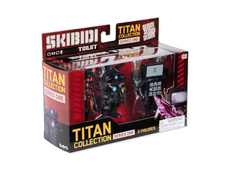 Skibidi Toilet TITAN 3 PACK