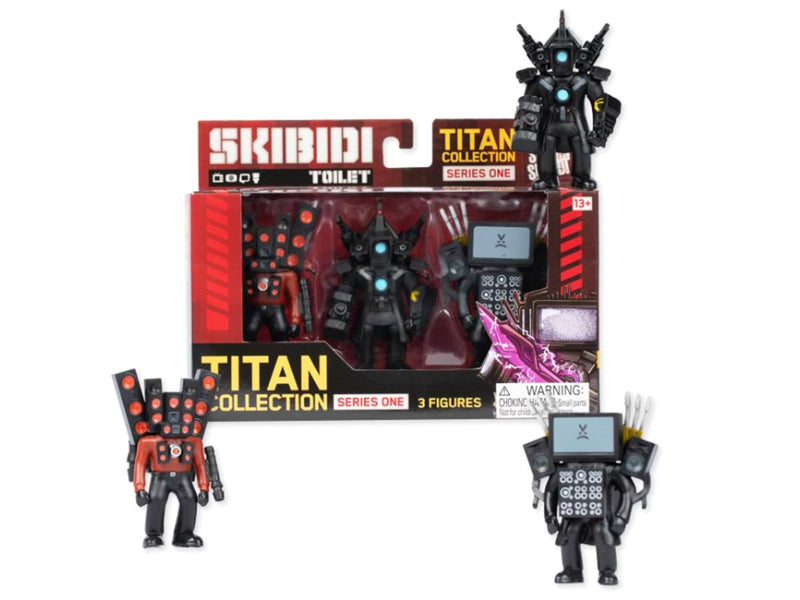 Skibidi Toilet TITAN 3 PACK