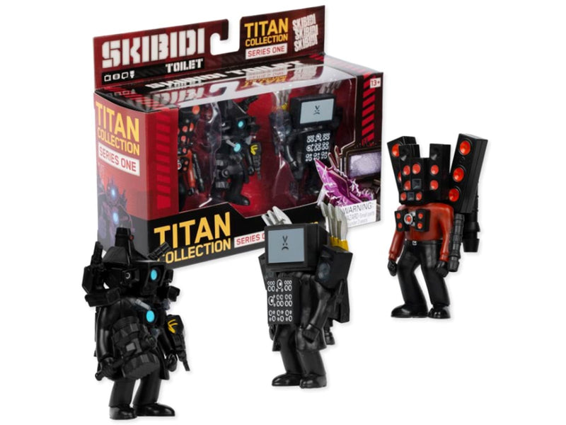Skibidi Toilet TITAN 3 PACK